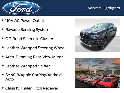 Used 2021 Ford Ranger XLT w/ Equipment Group 301A Mid image 13