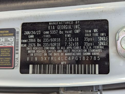 Used 2023 Kia Sorento S w/ Panoramic Sunroof Package image 33