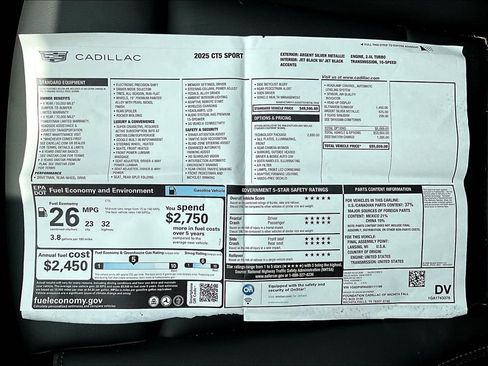 New 2025 Cadillac CT5 Sport image 23