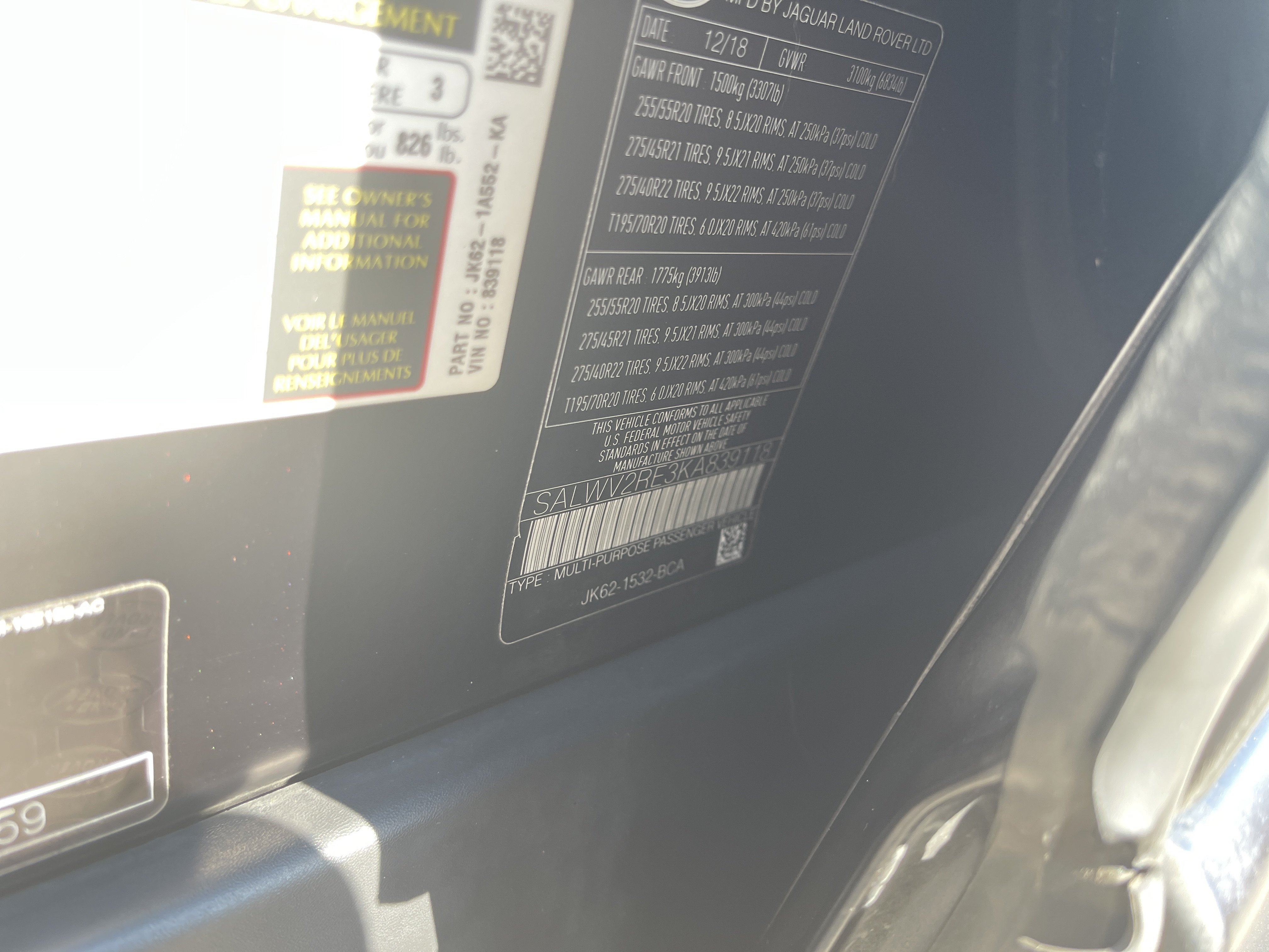 Used 2019 Land Rover Range Rover Sport Autobiography AWD/4WD image 39
