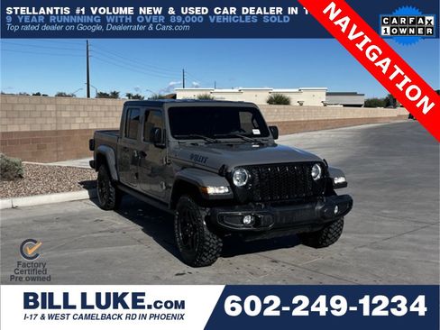 Certified 2022 Jeep Gladiator Willys image 1