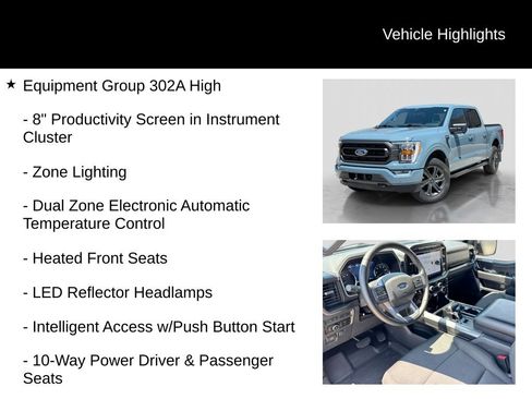 Used 2023 Ford F150 XLT w/ Equipment Group 302A High AWD/4WD image 11
