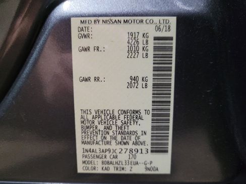 Used 2018 Nissan Altima 2.5 SR w/ SR Special Edition image 33