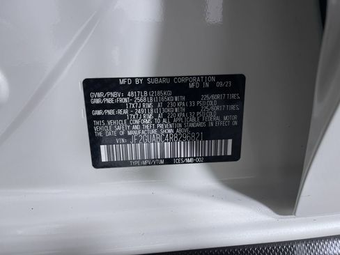 Certified 2024 Subaru Crosstrek 2.0i AWD/4WD image 12