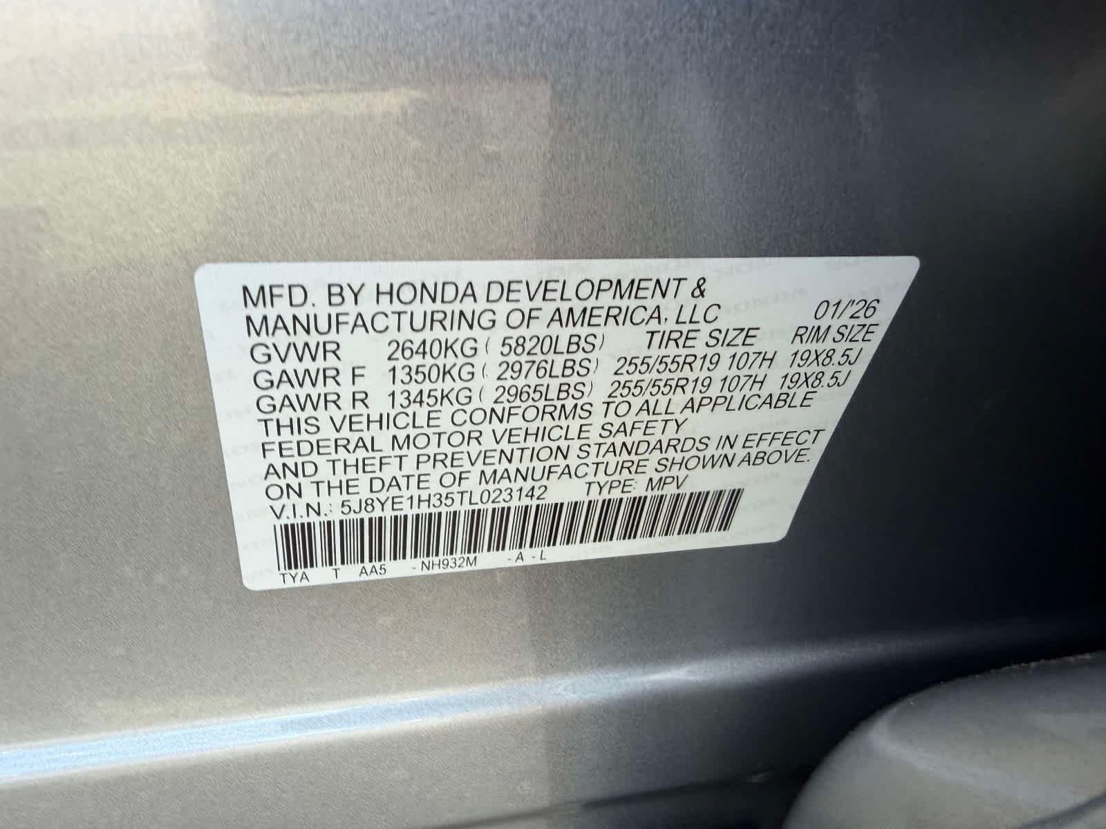 Certified 2026 Acura MDX SH-AWD image 20
