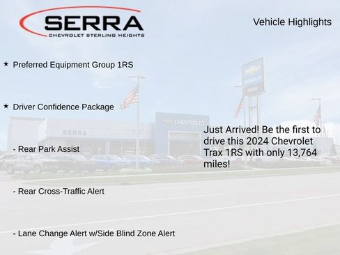 Used 2024 Chevrolet Trax RS w/ Driver Confidence Package FWD image 3
