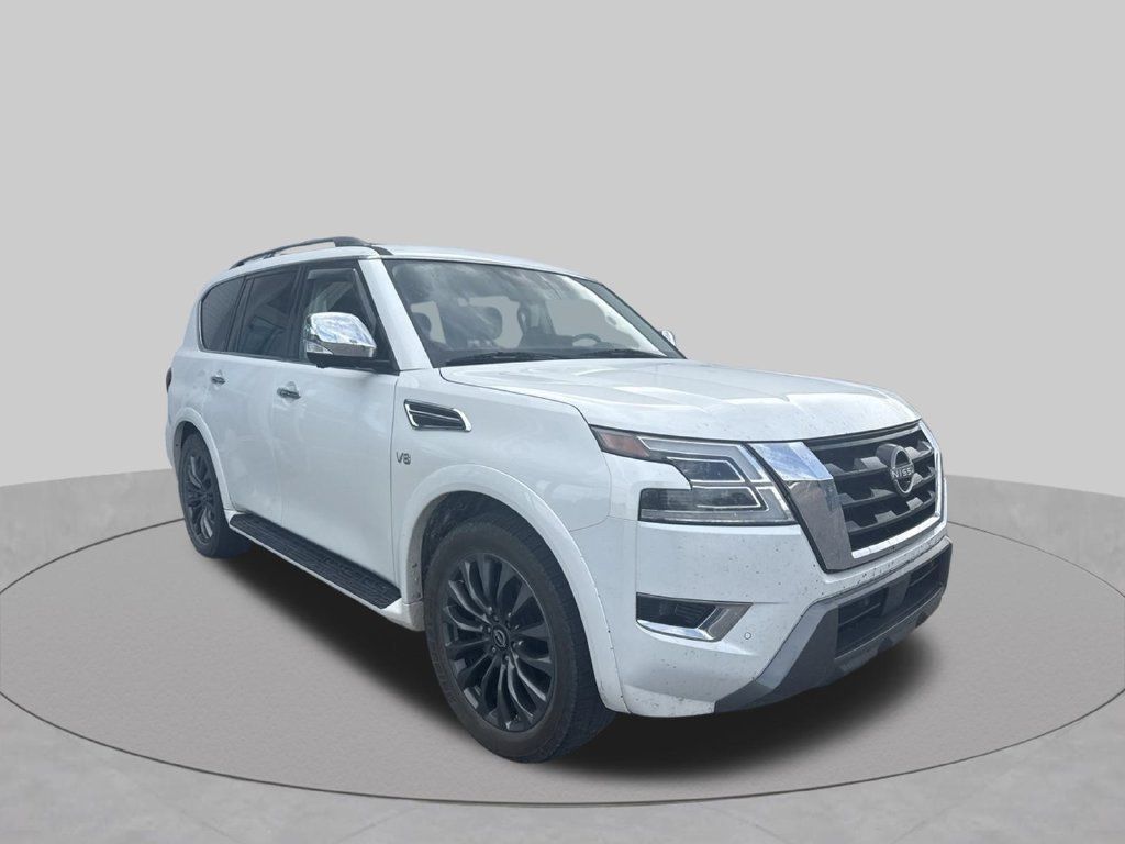 Used 2022 Nissan Armada Platinum w/ Captain's Chairs Package RWD image 3