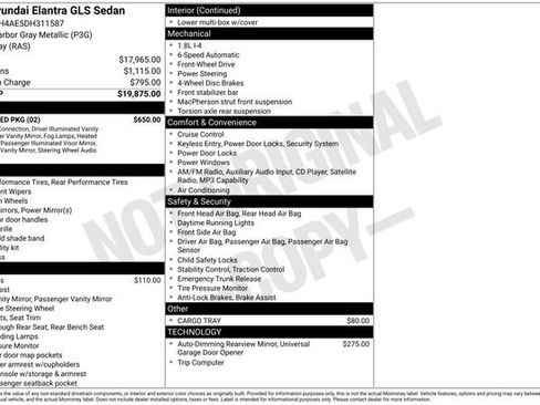 Used 2013 Hyundai Elantra GLS w/ Preferred Pkg FWD image 3