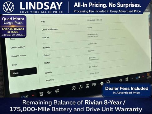 Used 2022 Rivian R1S Launch Edition AWD/4WD image 25