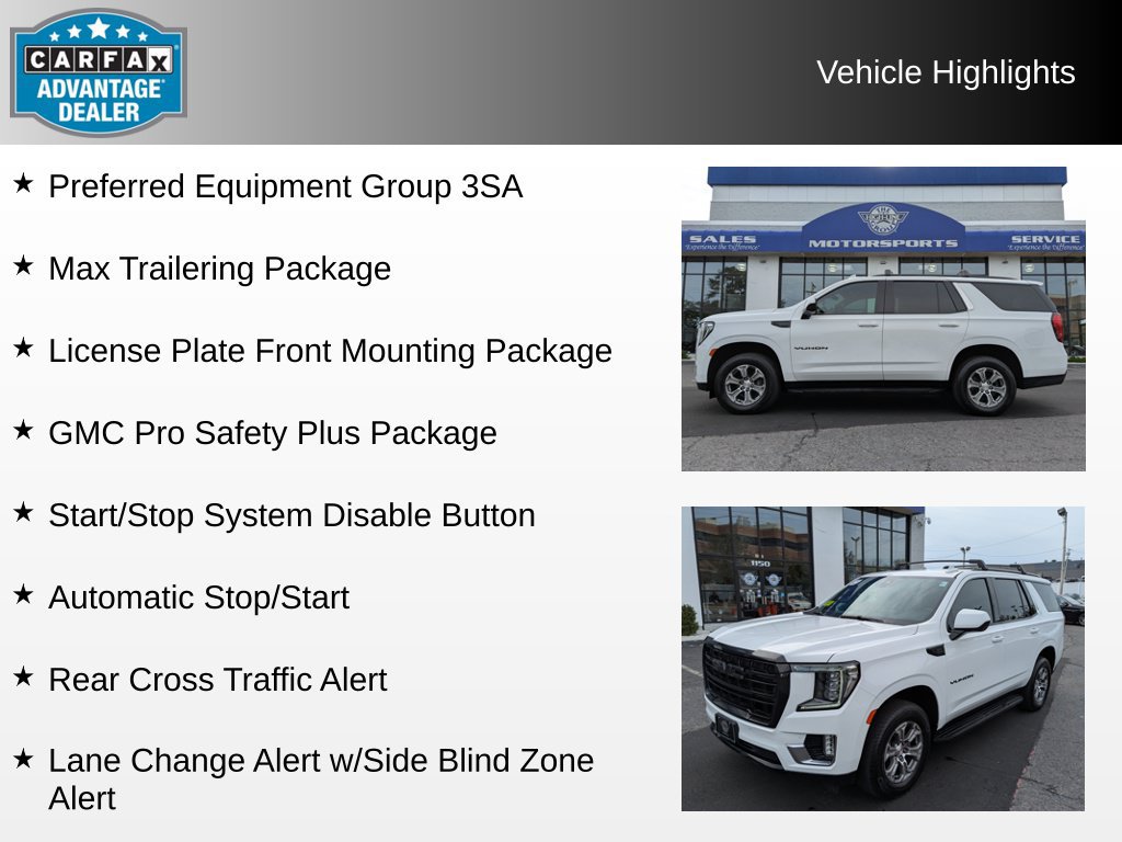 Used 2022 GMC Yukon SLE w/ Max Trailering Package AWD/4WD image 4