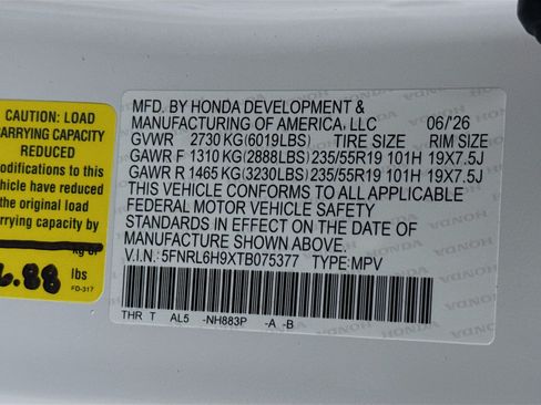 New 2026 Honda Odyssey Elite image 42