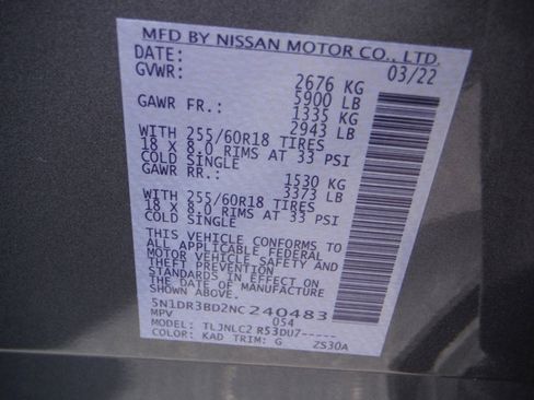 Used 2022 Nissan Pathfinder SV w/ SV Premium Package image 41