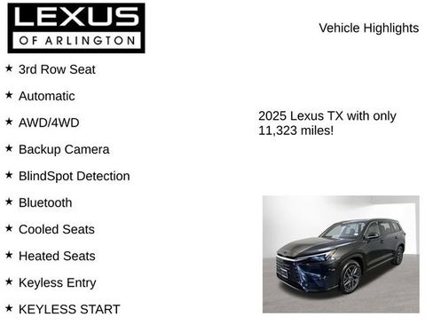 Used 2025 Lexus TX 350 AWD image 7