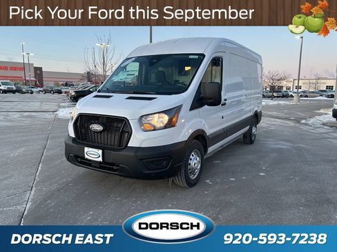 New 2026 Ford Transit 350 148 Medium Roof AWD w/ HVAC Trade Package image 1