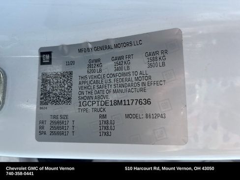 Used 2021 Chevrolet Colorado Z71 w/ Safety Package AWD/4WD image 31