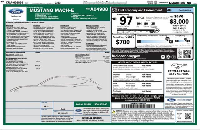 Used 2022 Ford Mustang Mach-E Premium RWD image 4