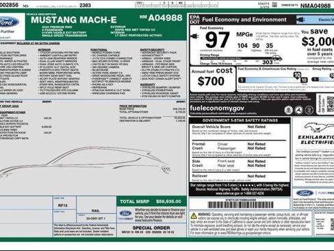 Used 2022 Ford Mustang Mach-E Premium RWD image 4
