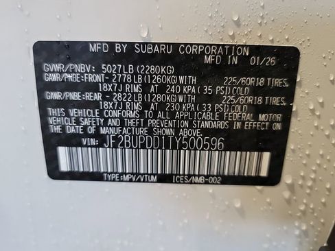 New 2026 Subaru Outback Limited image 40