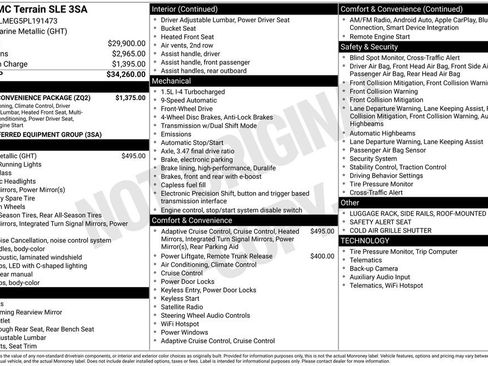 Used 2023 GMC Terrain SLE w/ Driver Convenience Package FWD image 4