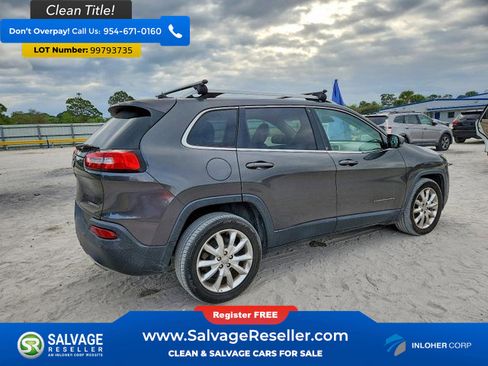 Used 2014 Jeep Cherokee Limited w/ Technology Group FWD image 4
