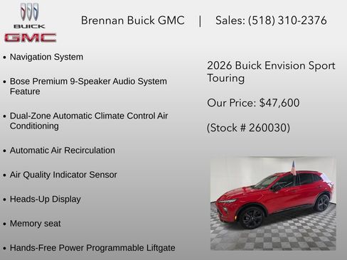 New 2026 Buick Envision Sport Touring AWD/4WD image 12
