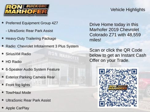 Used 2019 Chevrolet Colorado Z71 AWD/4WD image 15