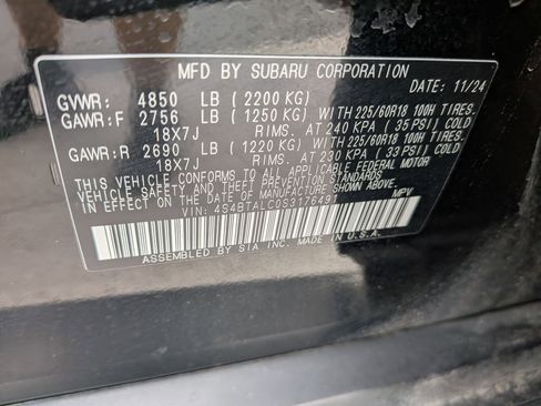 Used 2025 Subaru Outback Onyx Edition AWD/4WD image 36