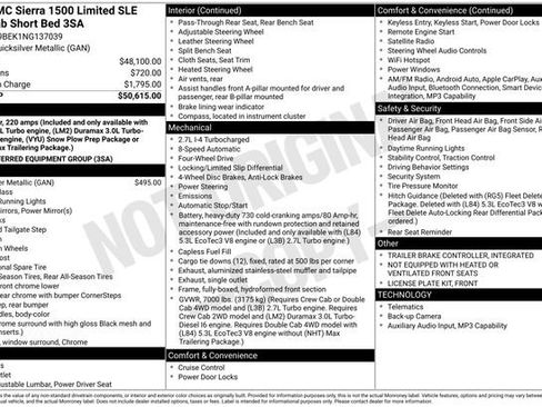 Used 2022 GMC Sierra 1500 SLE AWD/4WD image 17