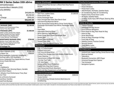 Used 2023 BMW 330i xDrive Sedan w/ M Sport Package AWD/4WD image 15