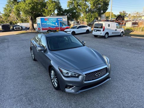 Used 2021 INFINITI Q50 Luxe w/ Seat & Sound Package image 3