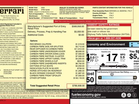 Used 2022 Ferrari SF90 Spider image 4