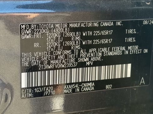 Used 2024 Toyota RAV4 XLE AWD/4WD image 20