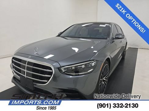 Used 2021 Mercedes-Benz S 580 4MATIC Sedan w/ AMG Line image 1