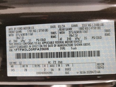 Used 2024 Ford F150 XLT w/ Mobile Office Package image 27