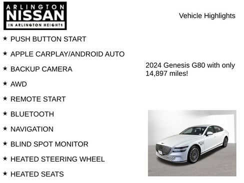 Used 2024 Genesis G80 Advanced image 7