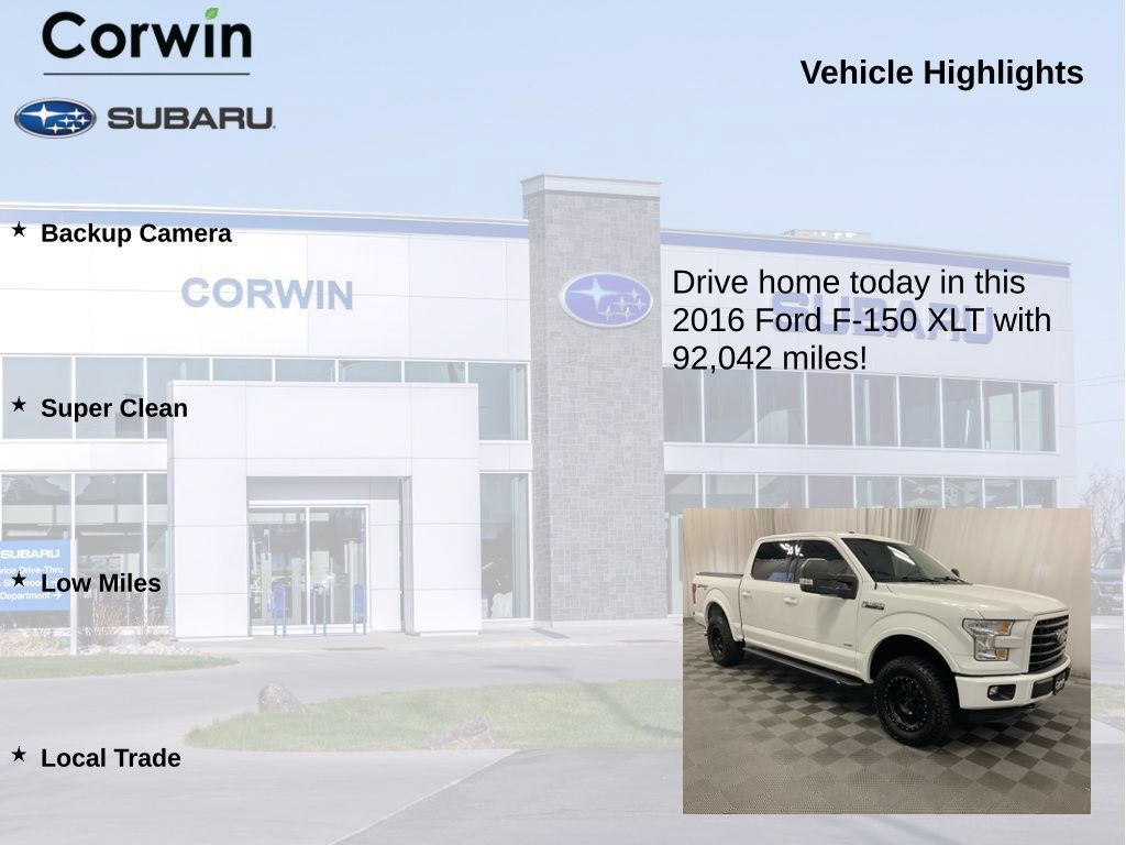 Used 2016 Ford F150 XLT w/ Equipment Group 302A Luxury AWD/4WD image 6