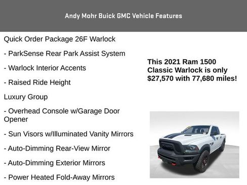Used 2021 RAM 1500 Classic Warlock AWD/4WD image 9