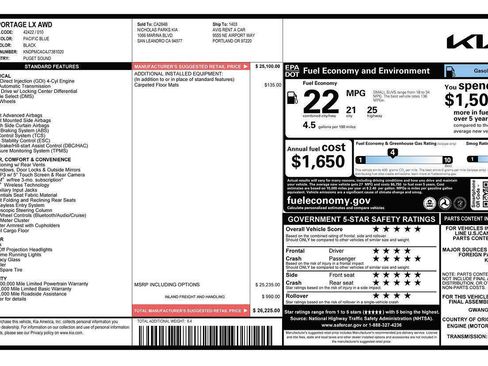 Used 2018 Kia Sportage LX image 27