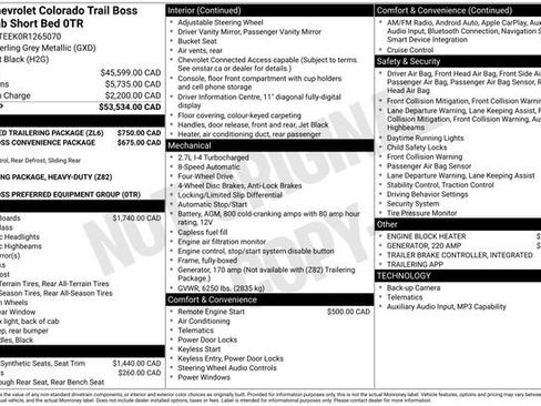 Used 2024 Chevrolet Colorado Trail Boss w/ Advanced Trailering Package AWD/4WD image 21