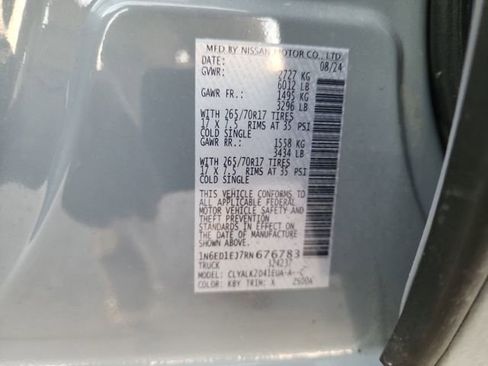 Used 2024 Nissan Frontier Pro-X w/ Technology Package image 32