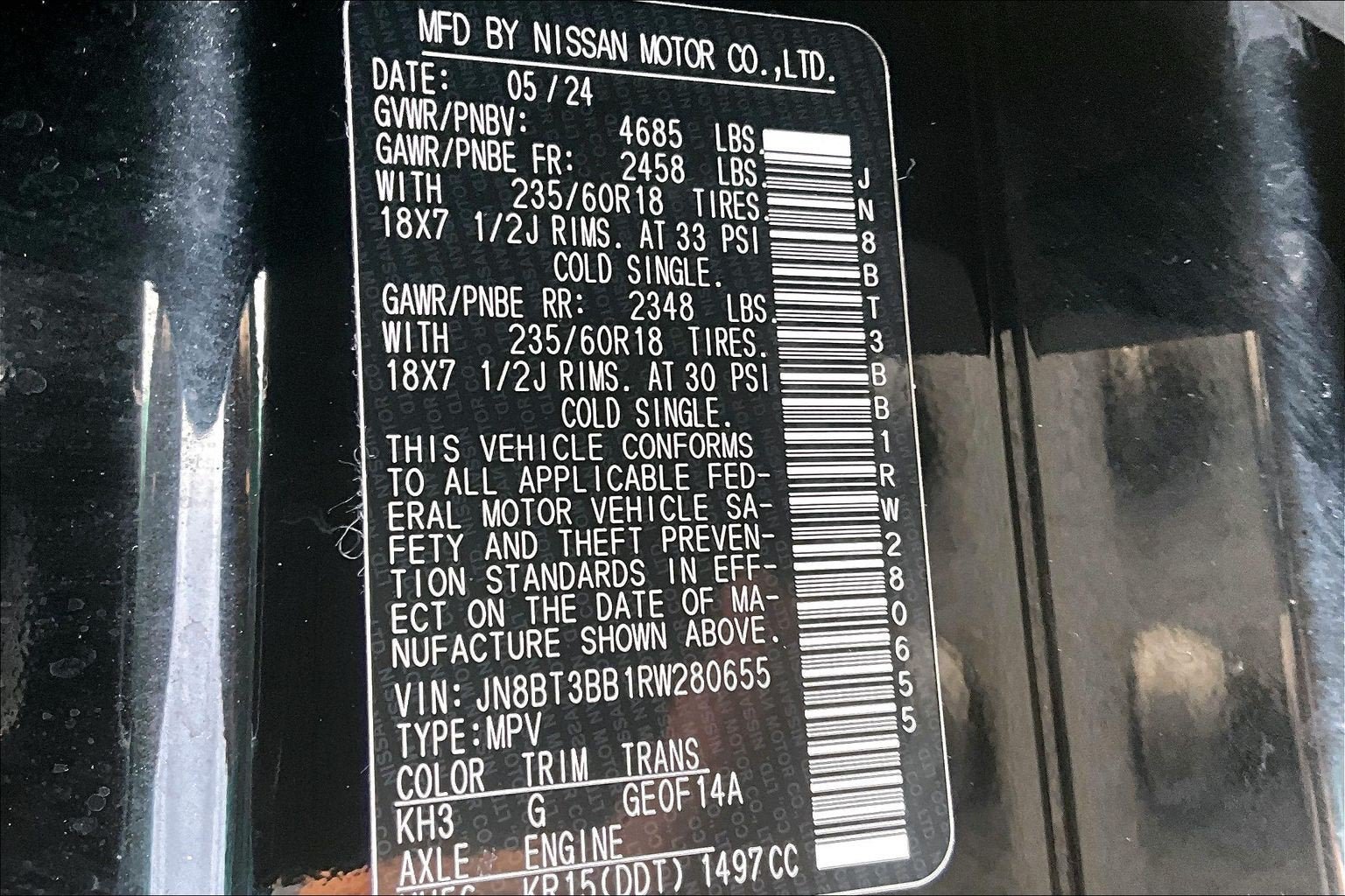 Used 2024 Nissan Rogue SV AWD/4WD image 29