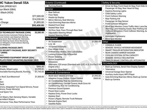 Used 2023 GMC Yukon Denali w/ Advanced Technology Package image 2