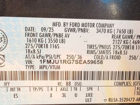 Used 2025 Ford Expedition Tremor AWD/4WD image 24