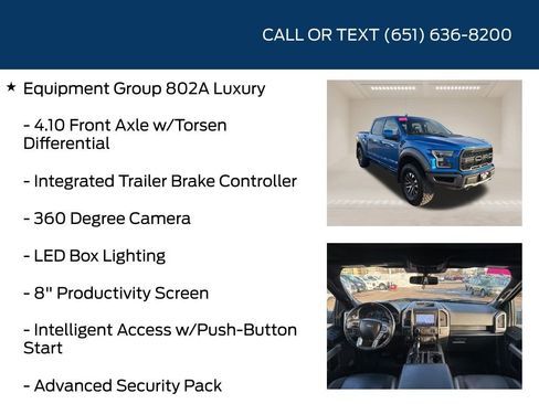Used 2019 Ford F150 Raptor w/ Equipment Group 802A Luxury image 15