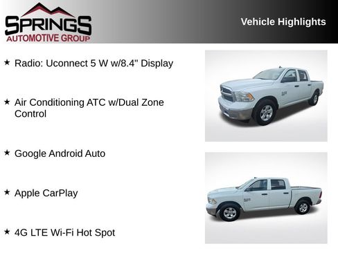 Used 2023 RAM 1500 Classic SLT w/ Electronics Group AWD/4WD image 2