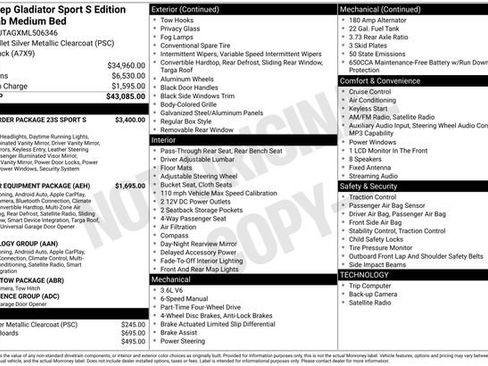 Used 2021 Jeep Gladiator Sport image 6