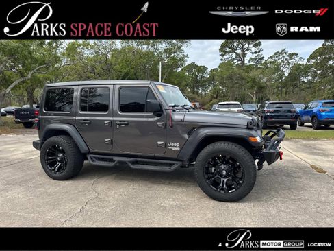 Certified 2021 Jeep Wrangler Unlimited Sport S w/ Sun And Sound Package image 1