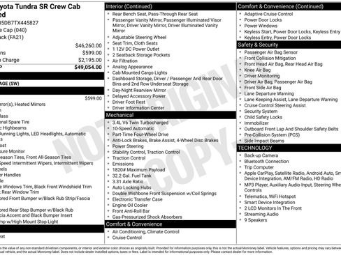 Used 2026 Toyota Tundra SR AWD/4WD image 1