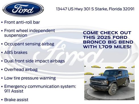 New 2025 Ford Bronco Big Bend AWD/4WD image 30