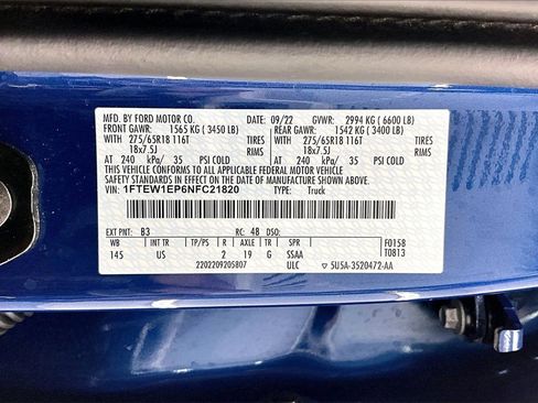 Used 2022 Ford F150 XLT w/ Equipment Group 302A High image 36